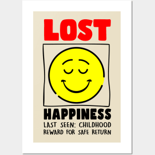 In search of happiness Posters and Art